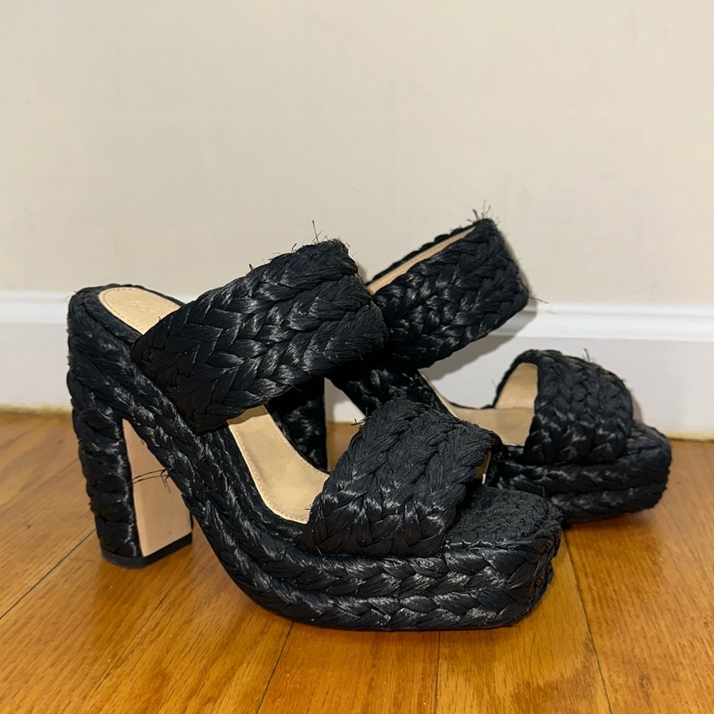 Bottega Veneta - Woven Straw 120 Platform Sandals